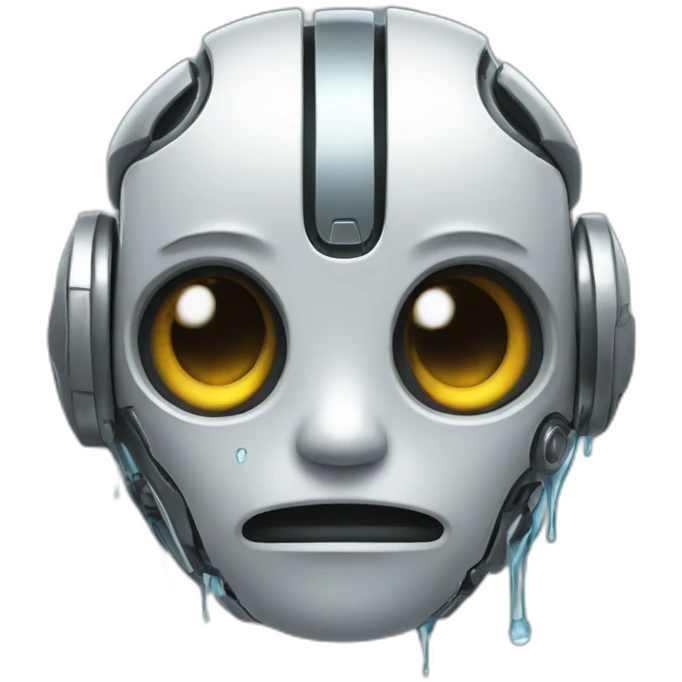 robot tears 3 emoji