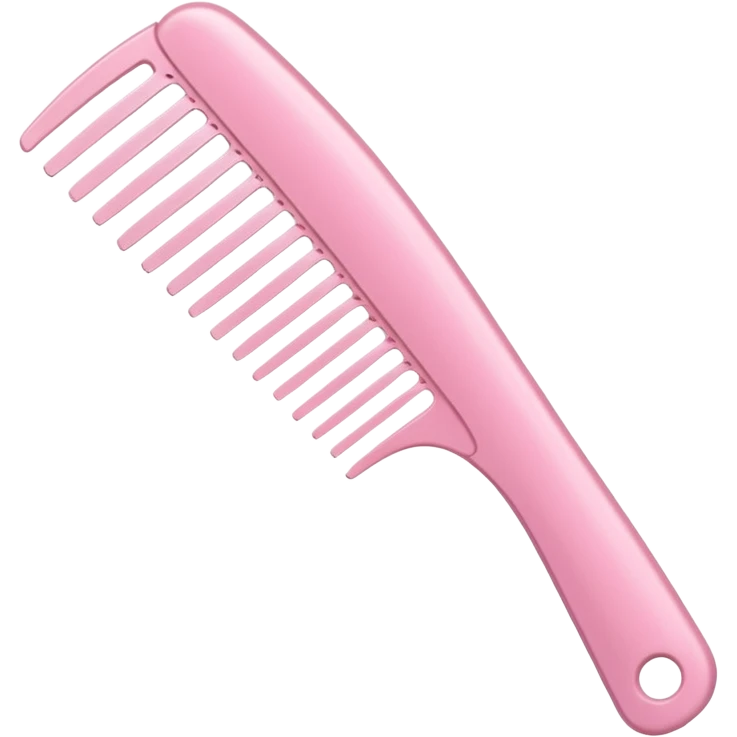 light pink styler comb, variation 4 emoji