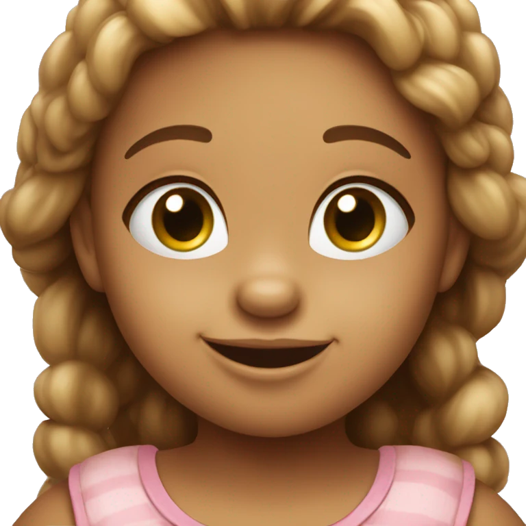 Girl teddy bear happy  emoji