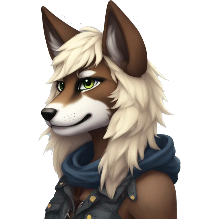 Edgy anthro furry by Falvie, LiLaiRa, AngieWolf emoji