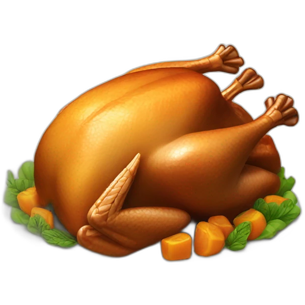 cooked turkey emoji