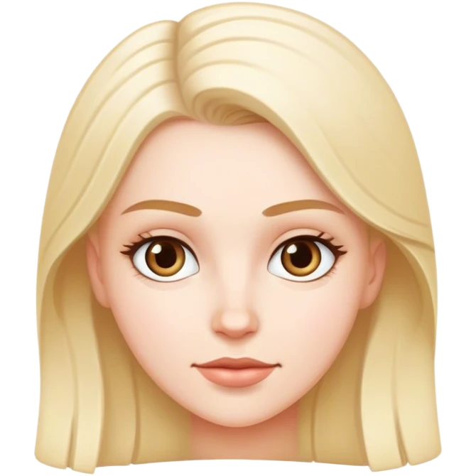 white clean girl emoji