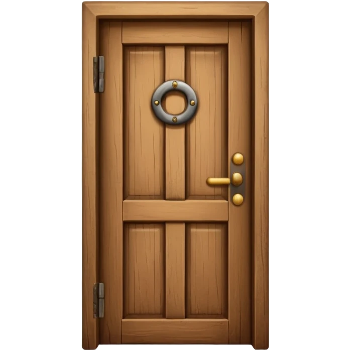 A door opening like logout symbol emoji