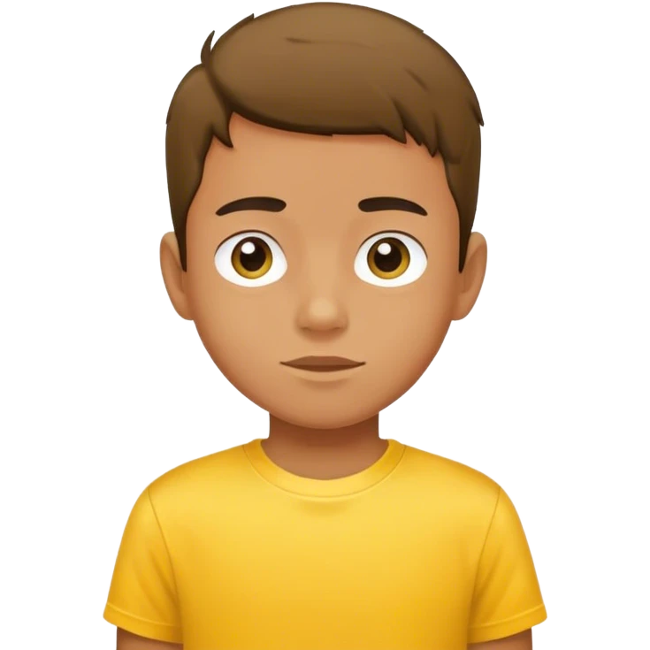 boy in plane yellow t shirt emoji