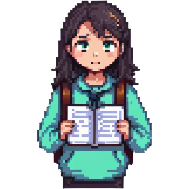 disappointed student holding failed exam emoji