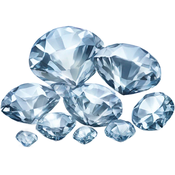 pile of diamonds emoji