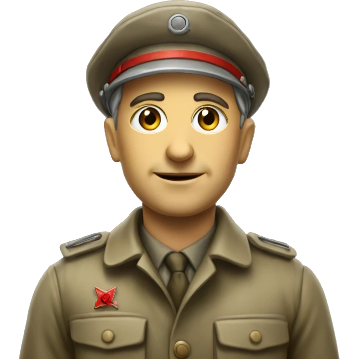 soviet engineer in trench emoji