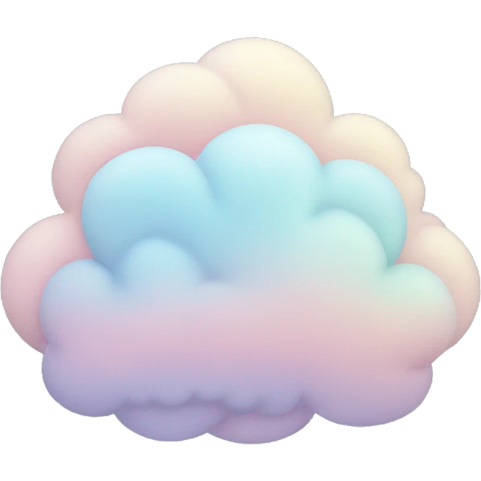 Pastel Cloud emoji
