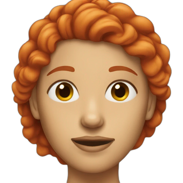 woman with red beard emoji