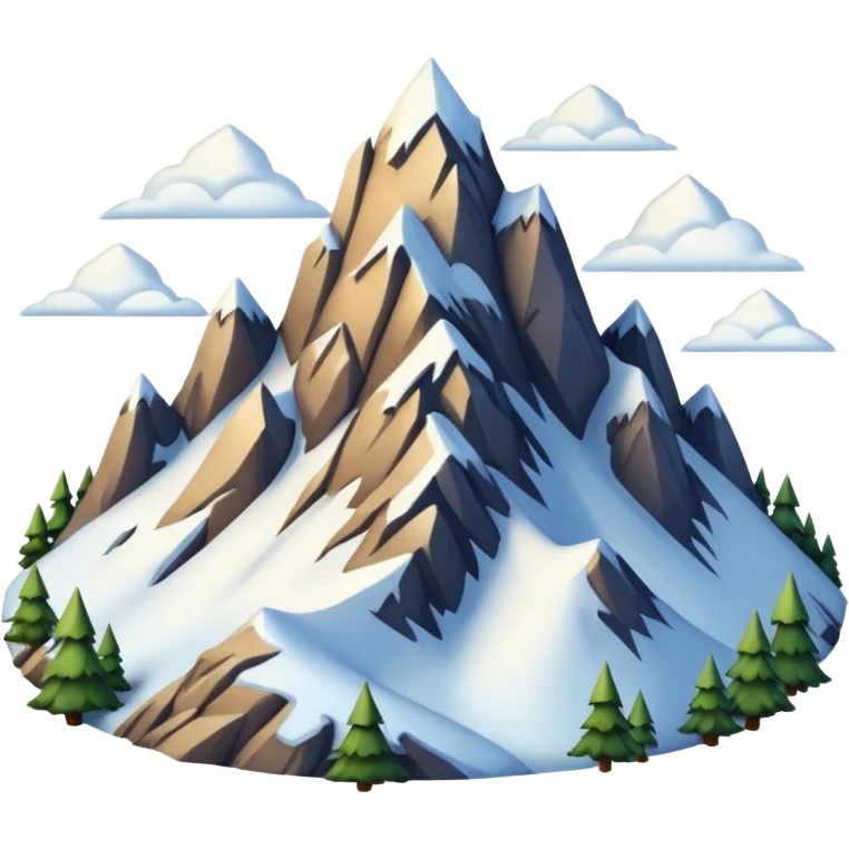 Attractive Mountain emoji