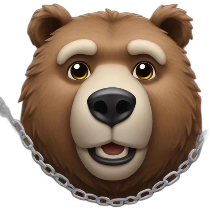 bear chain emoji