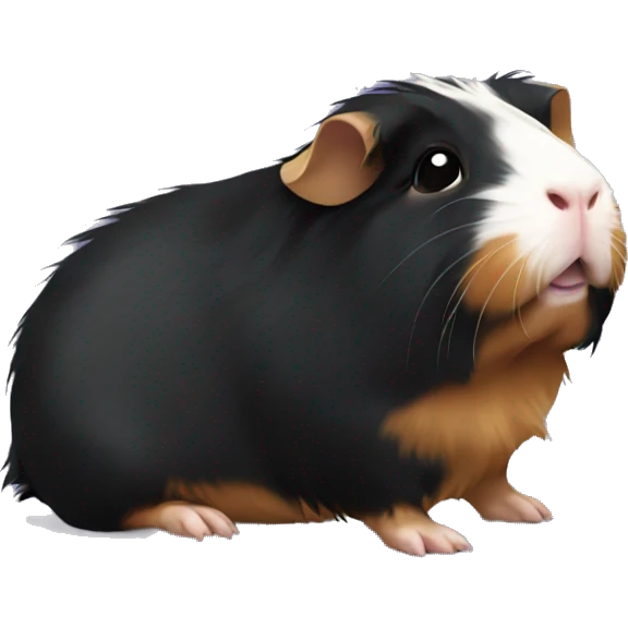 guinea pig complete black emoji