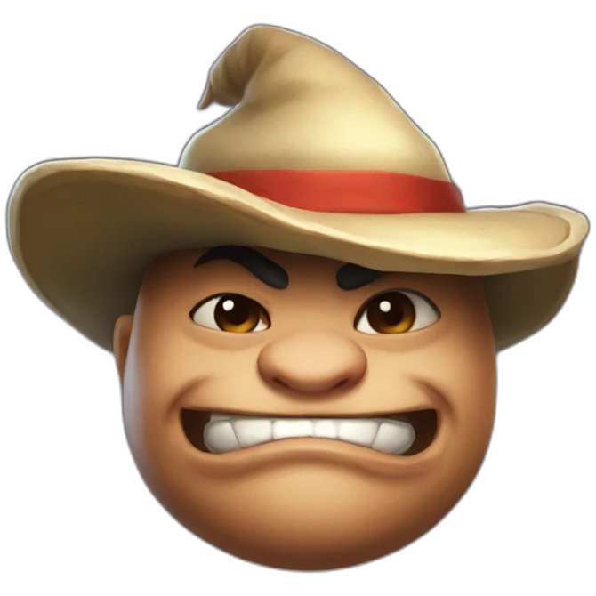 pudge dota2 hero with hat emoji