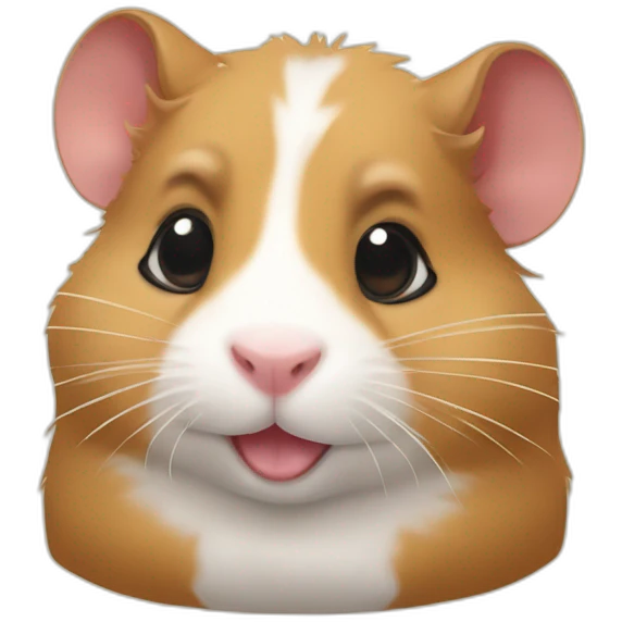 Hamsters sur un chien emoji