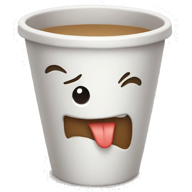 cup with  emoji