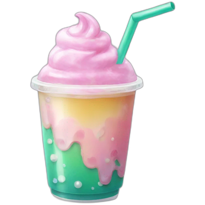 Einhorn Bubbletea emoji