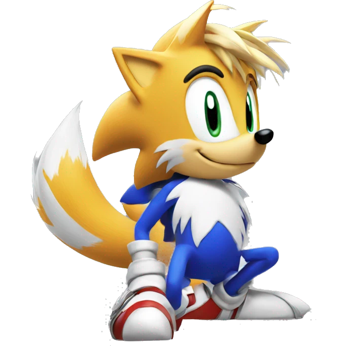 tails sonic the hedgehog emoji