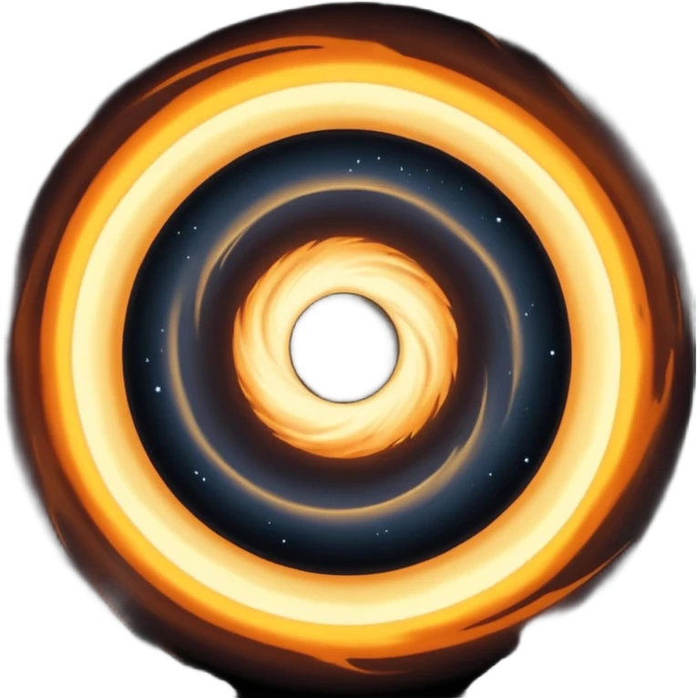 Un trou noir emoji