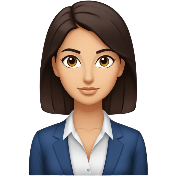 a 30 year old female venture capitalist with 50% greek and 50% american genes, 6 ft tall emoji