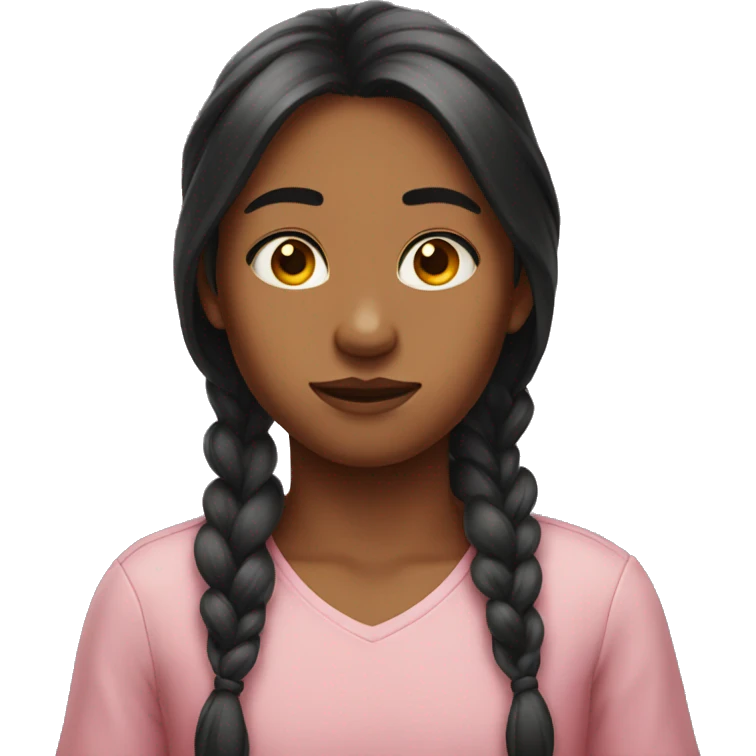 Girl side eye looking emoji