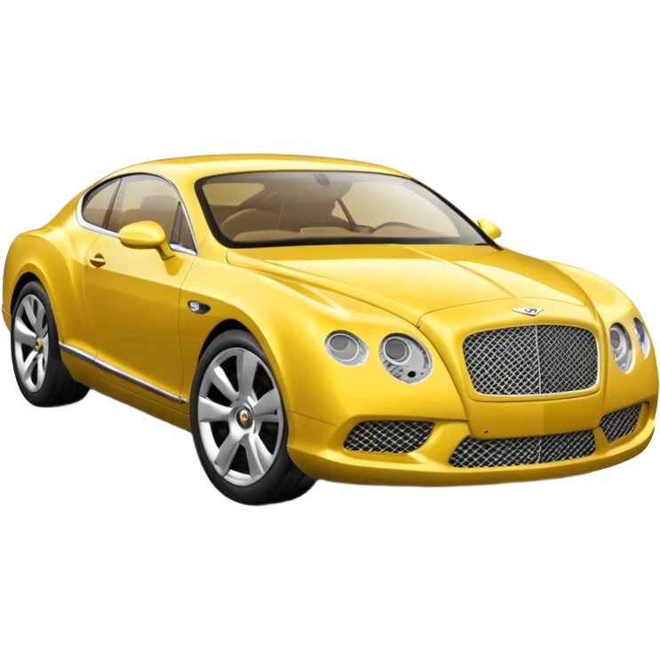 Yellow Bentley emoji