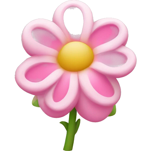 cute pink flower bunch emoji