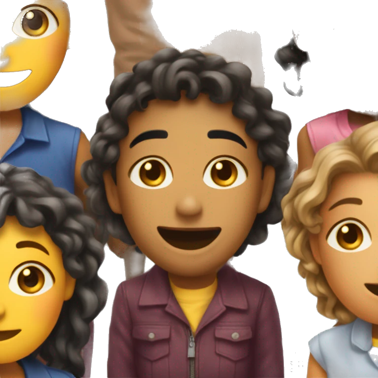 Combine these 3 emojis🤗😖🥰 emoji