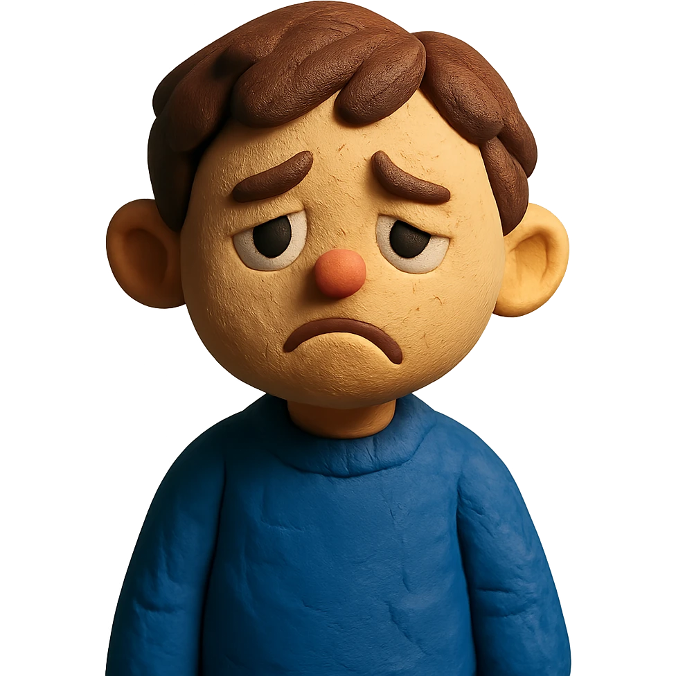 sad little boy emoji