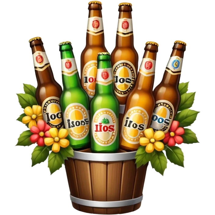 a beer bouquet emoji