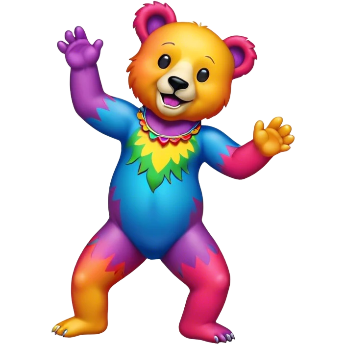 Grateful Dead dancing bear emoji