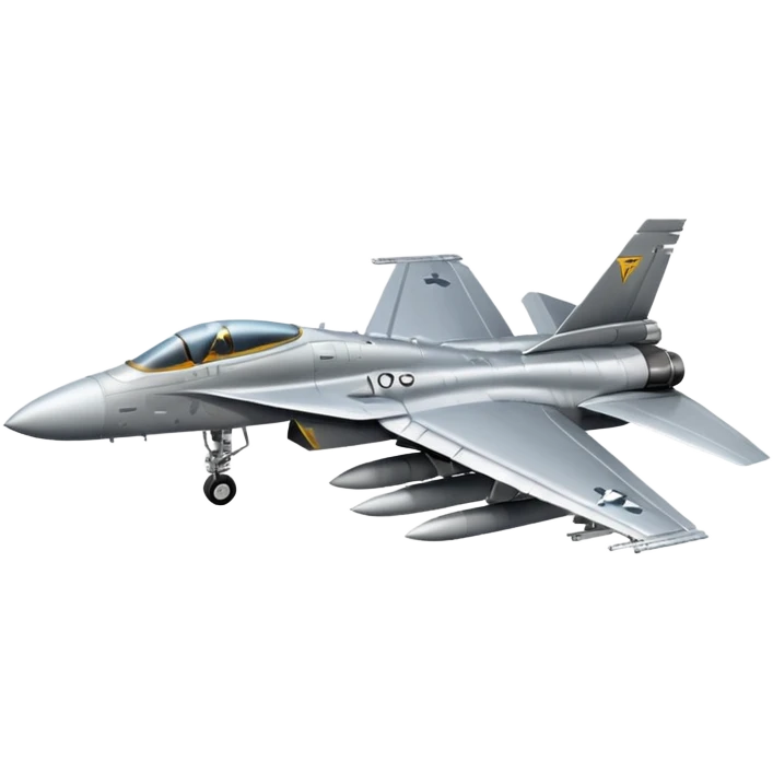Un avion de combate f18 emoji