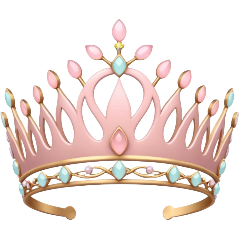 Cute beautiful pastel Sakura tiara  emoji