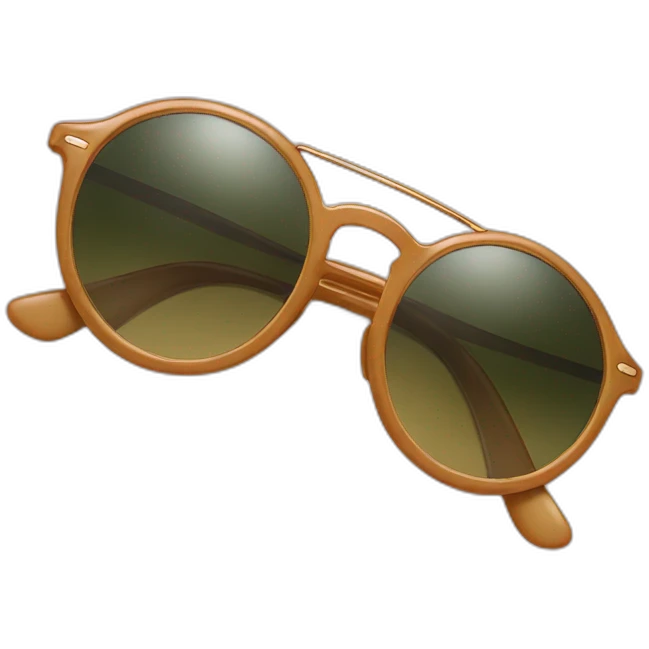 ray ban round sunglasses emoji