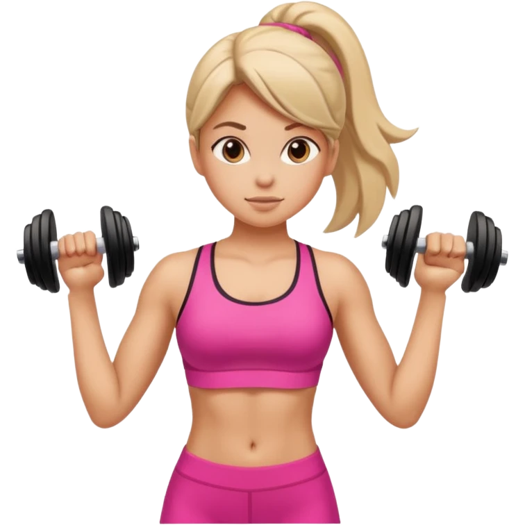 girl working out abs workout  emoji