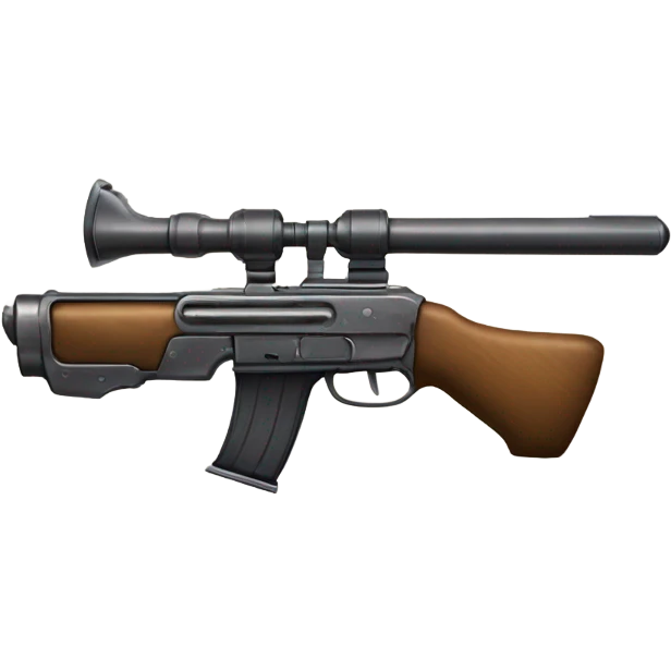 Big gun with bow emoji