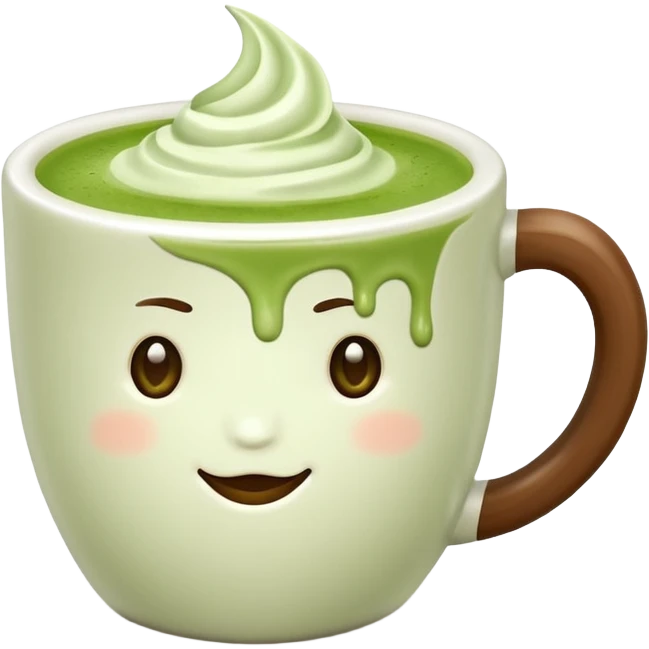 Matcha latte emoji
