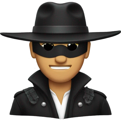 Zorro con cabello largo y chaqueta de cuero emoji