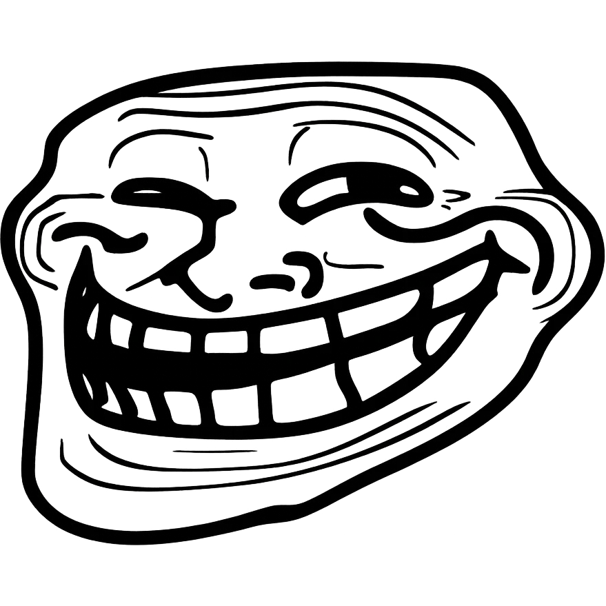 trollface meme emoji