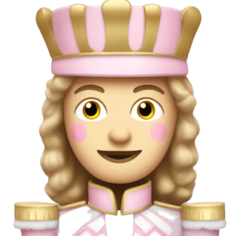 Light pink nutcracker emoji
