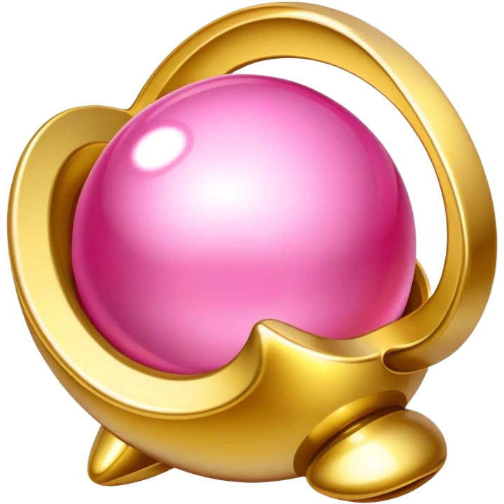 belief gold pink emoji