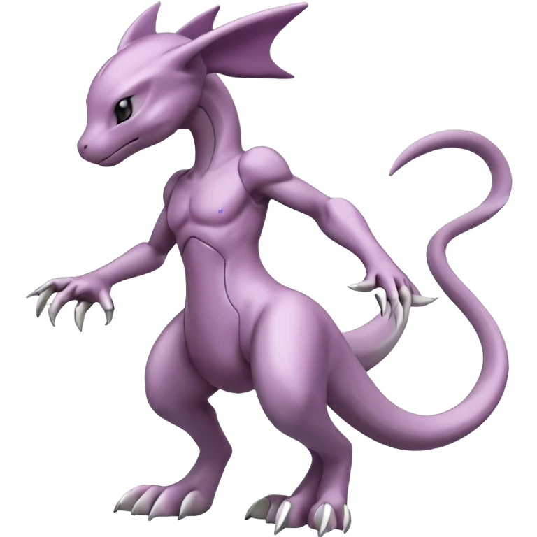  Cool Edgy Shiny Legendary Mewtwo-Digimon-Palkia-hybrid full body emoji