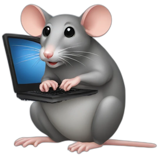 Rat computer emoji