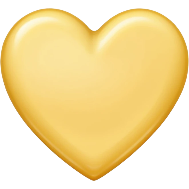 butter coloured heart emoji