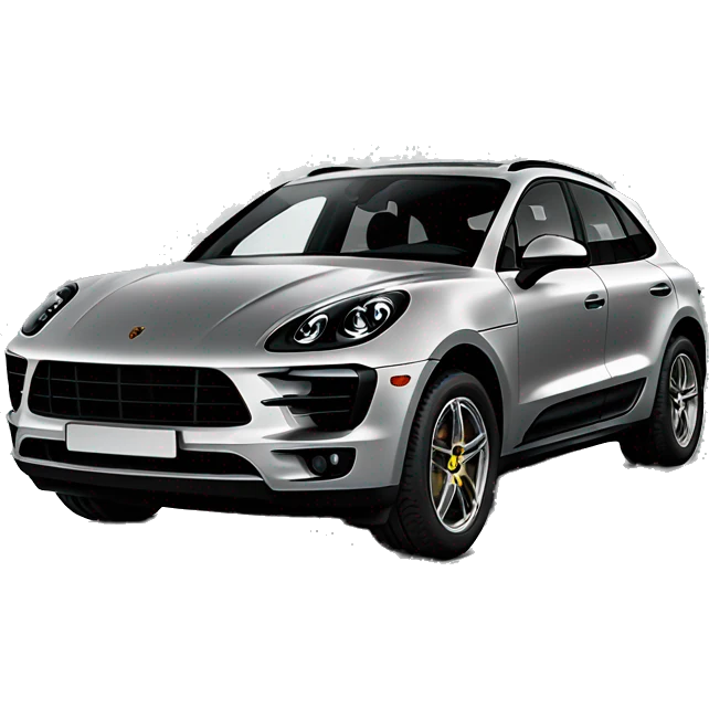 Porsche Macan black emoji