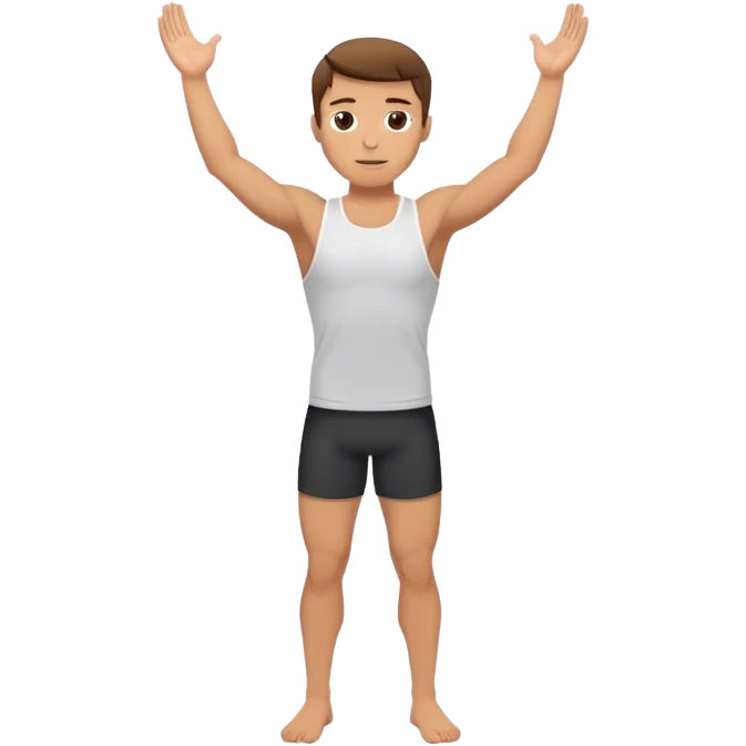 gym guy T-pose emoji