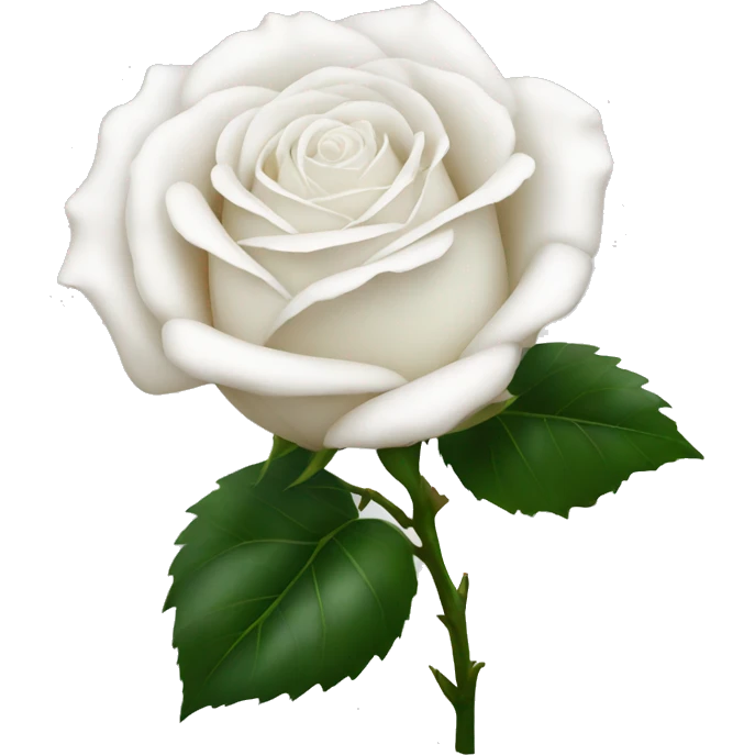 White rose  emoji
