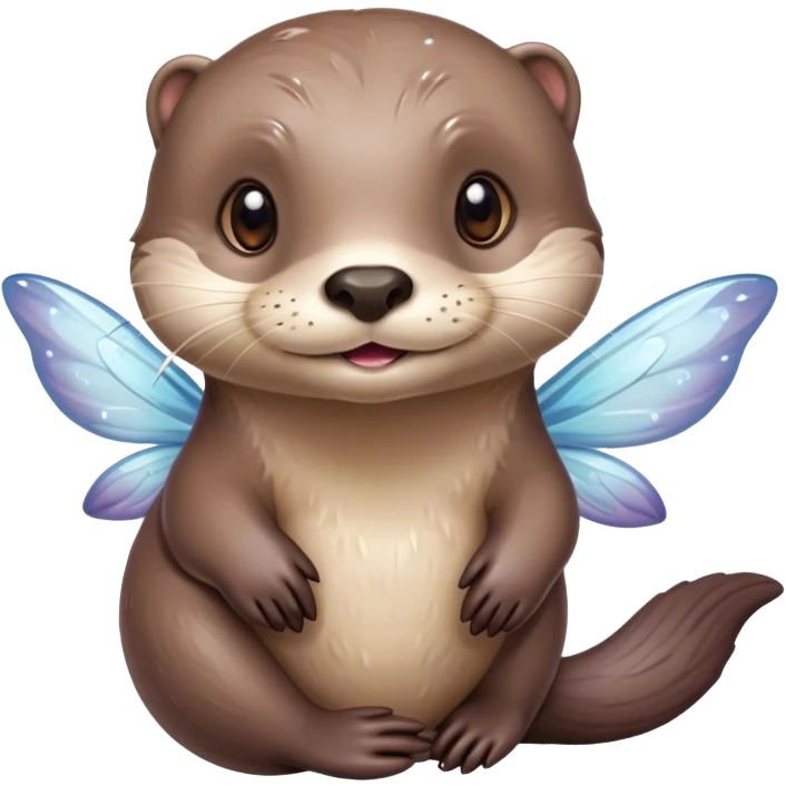 Otter that is a fairy  emoji