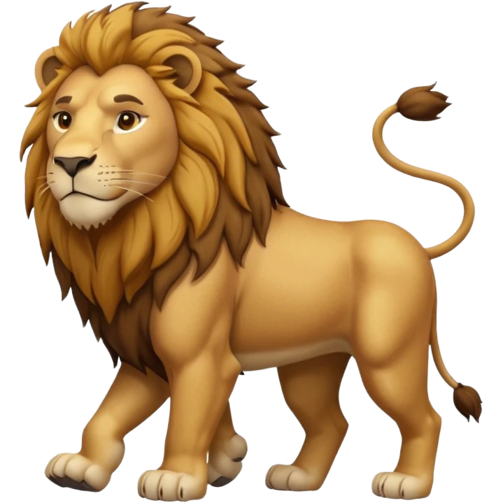 lion walking emoji