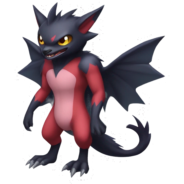 Noibat-Litten-Zoroark-Nargacuga full body emoji