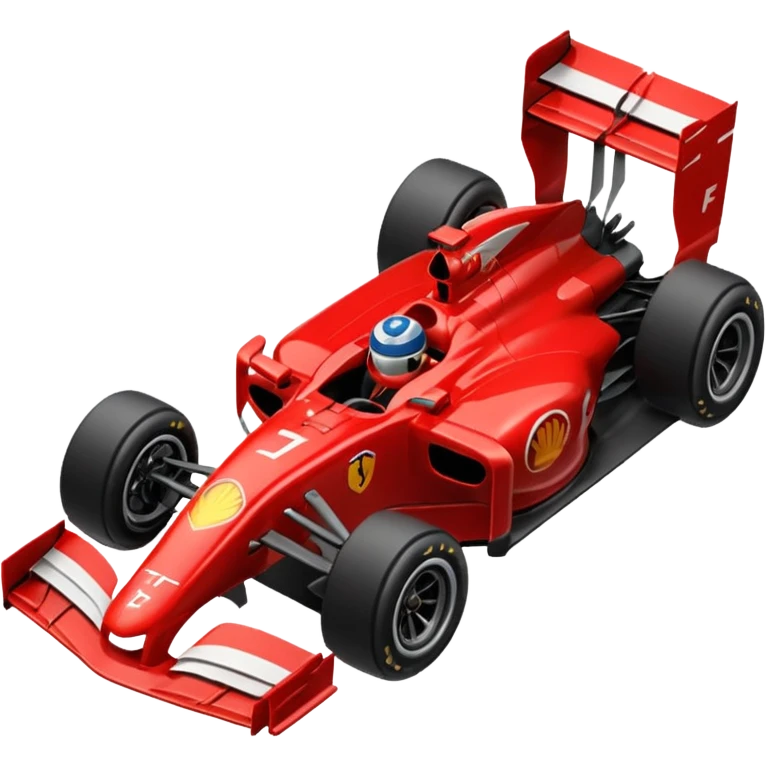 Kırmızı F1 aracı emoji